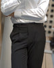 Black stripe - Landon belts trousers