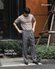 Grey Forward pleated trousers