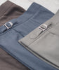 Sage double belt trousers