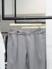 Grey - Rafael pleated trousers