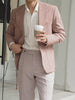 Latte - Dylan pleated tapered trousers