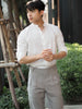 Ash grey with Frankie pleated trousers