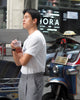 Grey - harry with belt trousers