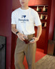 Caramel - harry with belt trousers