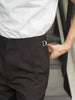 Black - Lawrence side adjuster trousers