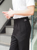 Black - Lawrence side adjuster trousers