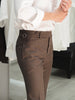 Choco- ridley double belt trousers