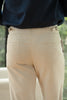 Light beige - hugo belted trousers
