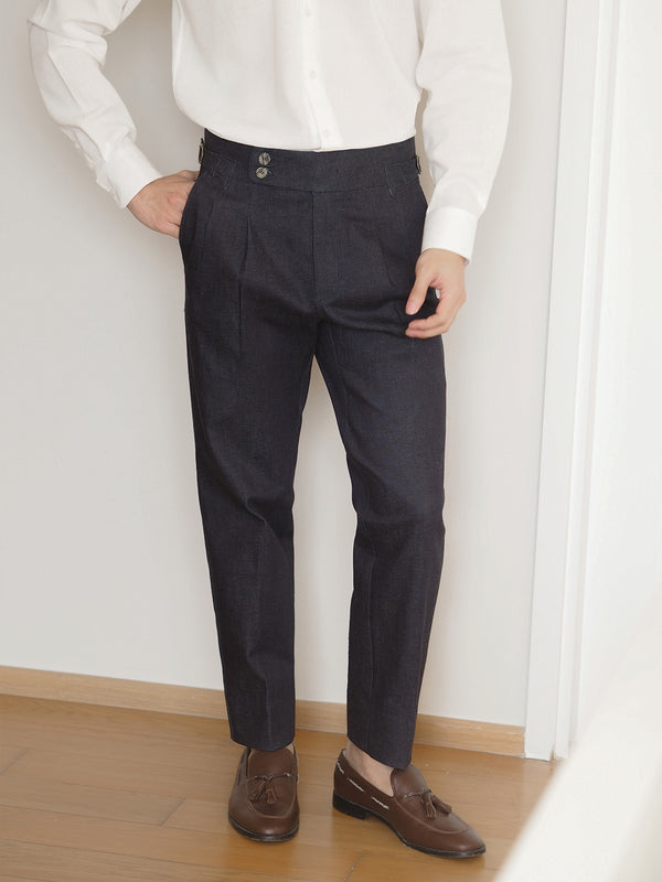 Denim - Ankle belts trousers