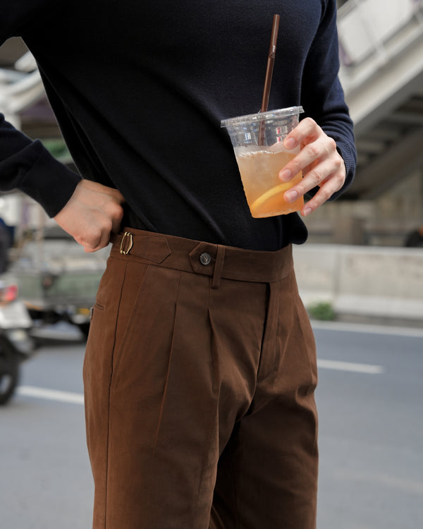 Brick - Tapered trousers