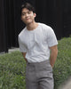 Grey - Rafael pleated trousers
