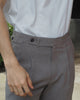 Grey - Rafael pleated trousers