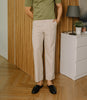 Beige harry-leg trousers