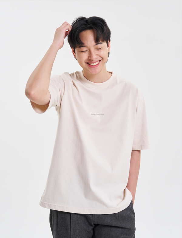 Cream - logo oversize t-shirt