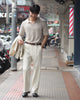 Brown zane leather belt