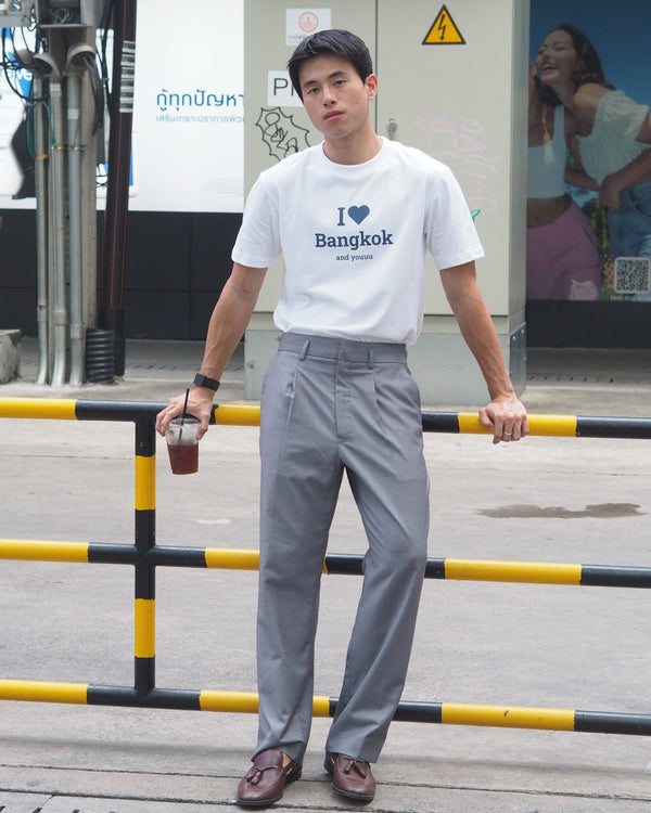 White "I love BKK" t-shirt