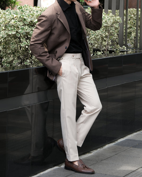 Choco wool - blazer suit