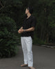 Black - linen with pocket shirt