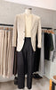 Beige Champagne - linen blazer suit