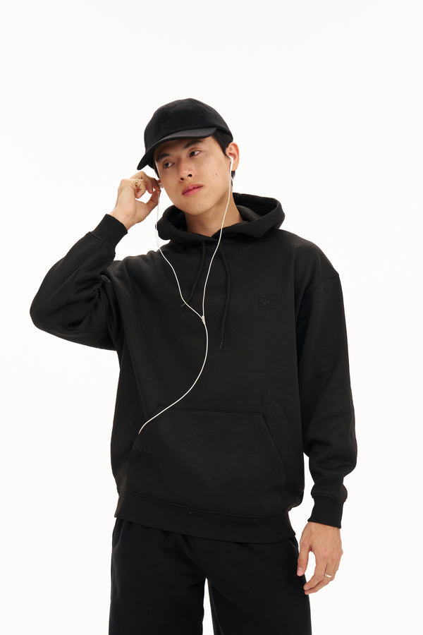 Black Heartbeat sweater shirt