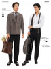 Grey - Double breast blazer suit