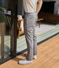 Sage double belt trousers