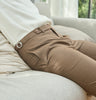 Caramel - ridley double belt trousers