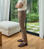 Caramel - ridley double belt trousers