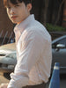 Latte - Linen cotton button down shirt
