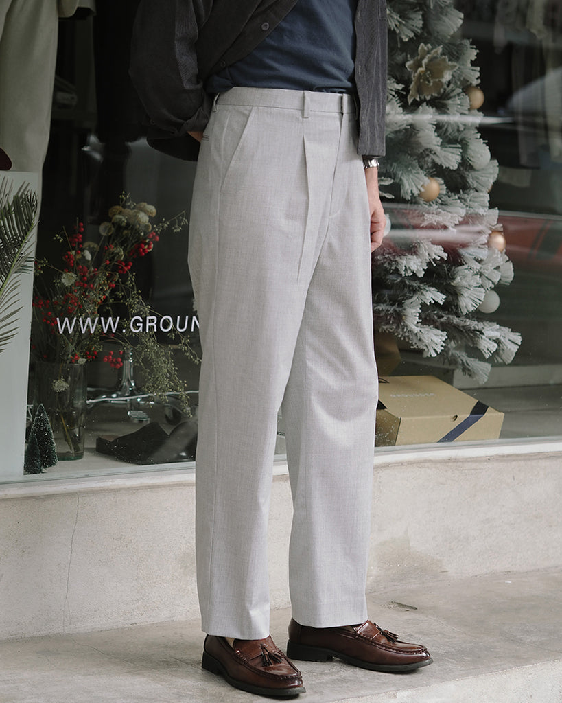 Light grey harry-leg trouser