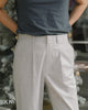 Light grey harry-leg trouser