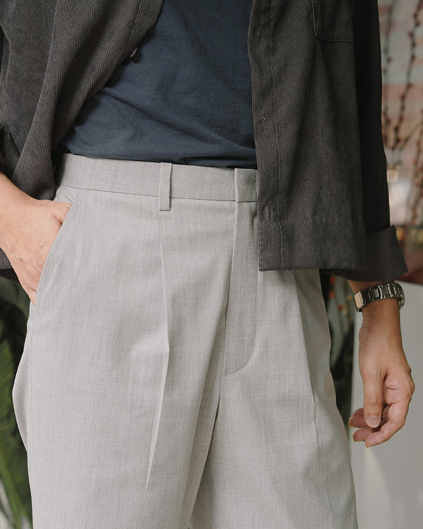 Light grey harry-leg trouser