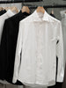 White spread collar shirt