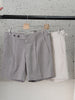 Ash Grey Terry side adjuster shorts