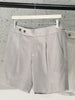 Ash Grey Terry side adjuster shorts