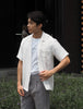 White linen pocket shirt
