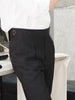 Black simon with belts trousers
