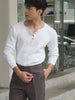 Choco reverse pleated trousers