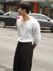 Black - Ricky with belts wide leg trousers