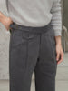 Dark grey Homme pleated trousers