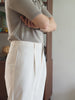 Off white harry-leg trousers