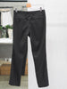 Dark grey stripe wool back adjuster trousers
