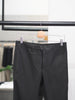 Dark grey stripe wool back adjuster trousers
