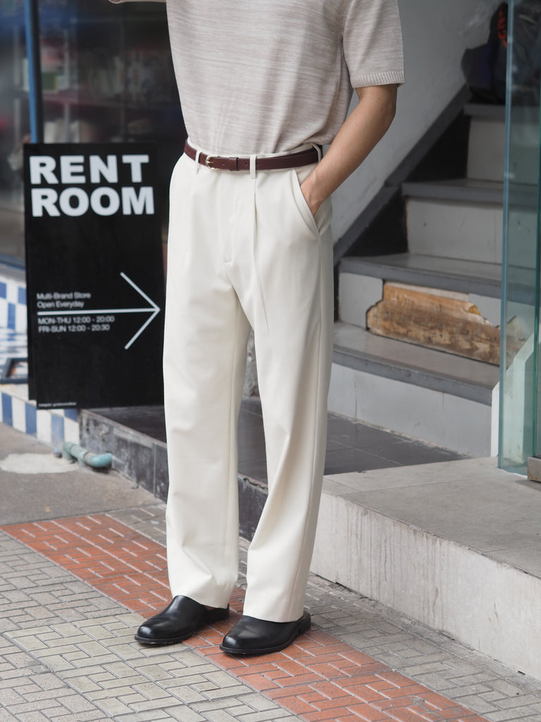Light sand harry leg trousers