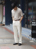 Light sand harry leg trousers