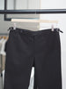 Black stripe - ridley double belt trousers