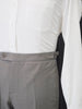 Sage double belt trousers