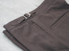 Choco double belt trousers