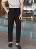 Black - Simon with pleated trousers