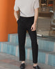 Black - Simon with pleated trousers